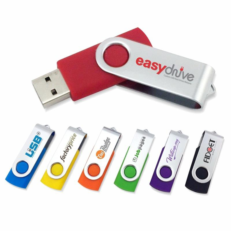 Ny Ankomst Usb Pen Drive 4GB 8 Gb 16 Gb 32 Gb Färgglada Swivel U Disk Liten Usb Flash Drive