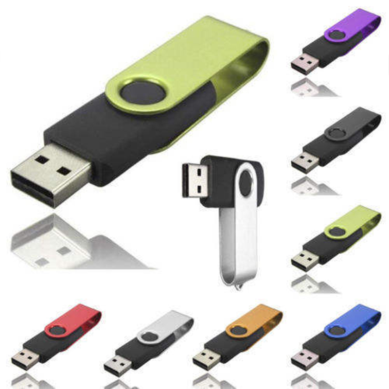 Ny Ankomst Usb Pen Drive 4GB 8 Gb 16 Gb 32 Gb Färgglada Swivel U Disk Liten Usb Flash Drive