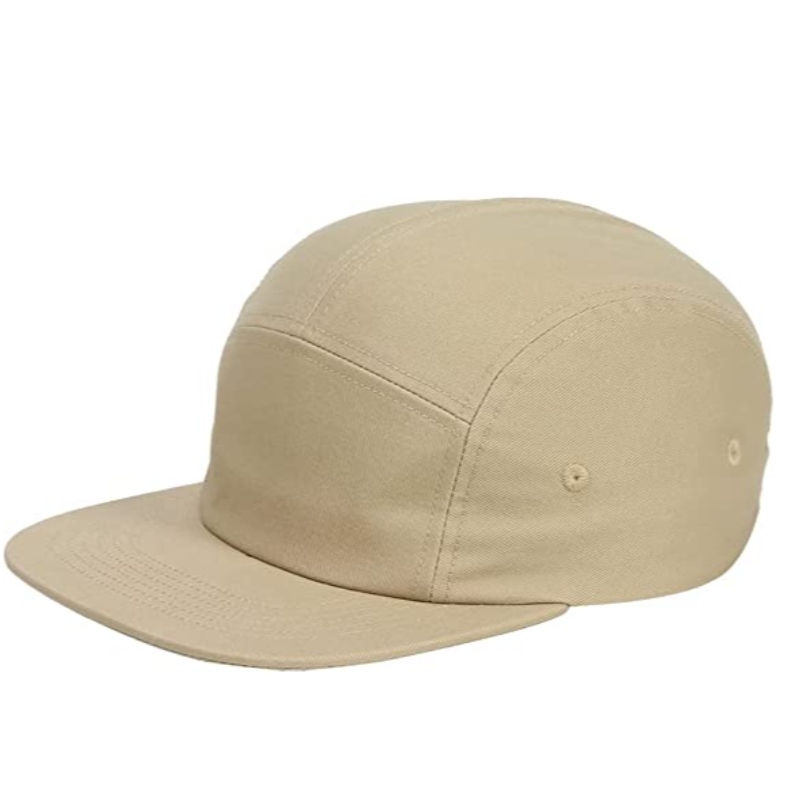 Logotyp 3D Broderi anpassad logotyp Ny design ostrukturerad låg profil camp blank vanlig nylon 5 panel hatt