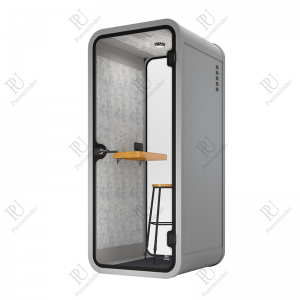 Rörlig ljudisolerad akustisk mötespod ljudisolerad kontorstelefonkiosk ljudisolerad telefonkiosk för kontor privata pods