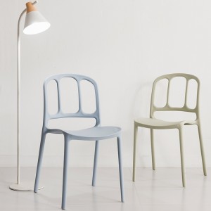 Modern utomhus café stolar restaurang matsal stol hög kvalitet stapelbar lounge plast stol