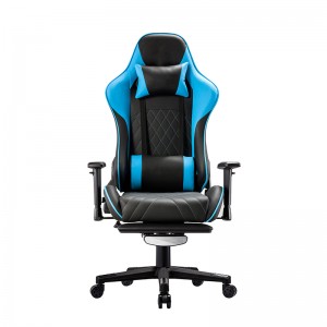 Gamer Pu Leather Racing Gaming Chair Fappable Chair Gaming Office Compute Gaming Chair with LED Light