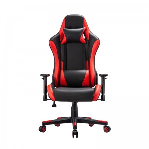 Gamer Pu Leather Racing Gaming Chair Fappable Chair Gaming Office Compute Gaming Chair with LED Light
