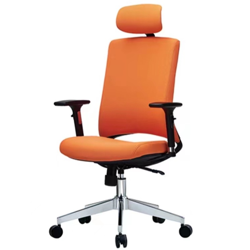 2022Hot Försäljning Stylish Executive Ergonomic Office Leather Chair High Back Ryggen läder Kontorsstol