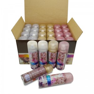 Hårfärg spray hår och kropp glitter dispenser pulver spray glitter hår spray