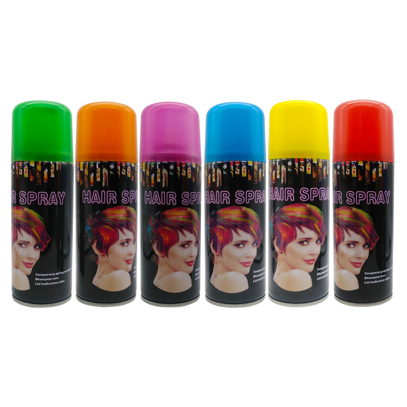 Hårfärg aerosol spray glitter hårfärg