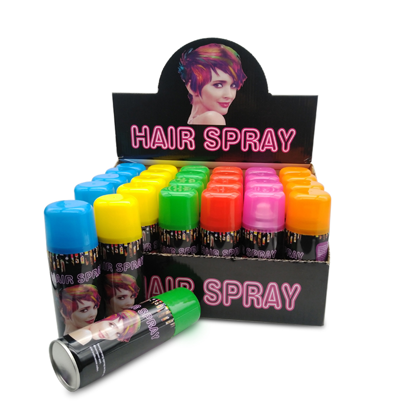 Hårfärg aerosol spray glitter hårfärg