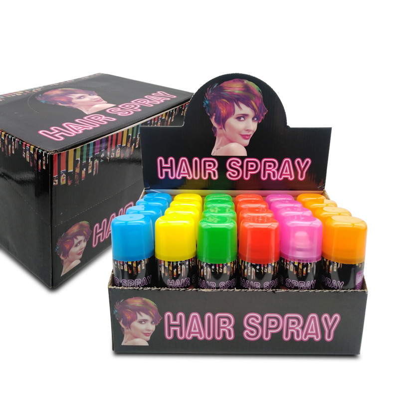 Hårfärg aerosol spray glitter hårfärg
