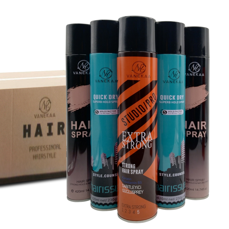 Private Label Långvarig Hårspray Naturlig Hårspray
