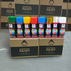 Praktisk sprayfärg aerosolfärg snabb torkfärg