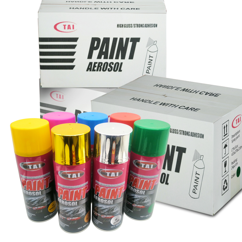 Metaller sprayfärg precision färg sprayfärg krom sprayfärg för plast