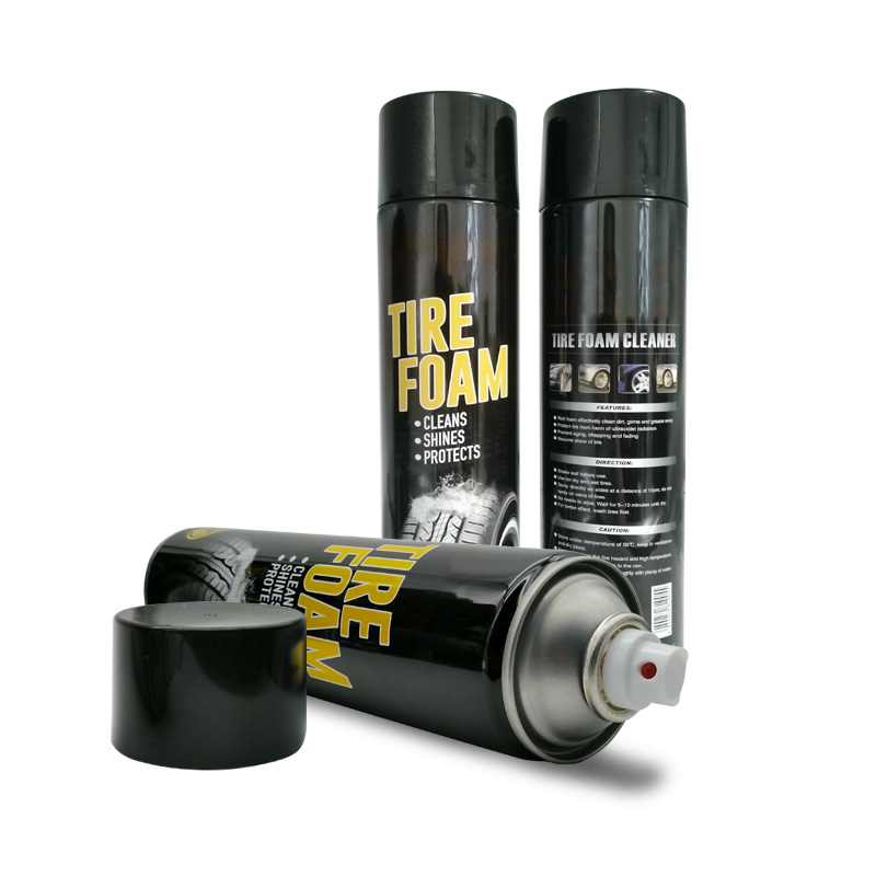 Däck Shine Foam Cleaner för bilrengörare Långvarig högkvalitativ glans Polish Shine Protect