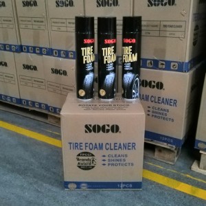 Däck Shine Foam Cleaner för bilrengörare Långvarig högkvalitativ glans Polish Shine Protect