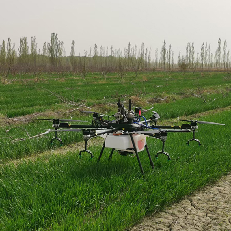 6-axel 60 kg oljedriven gödslingstransport Drone Agricultural Spraying Drone Agriculture