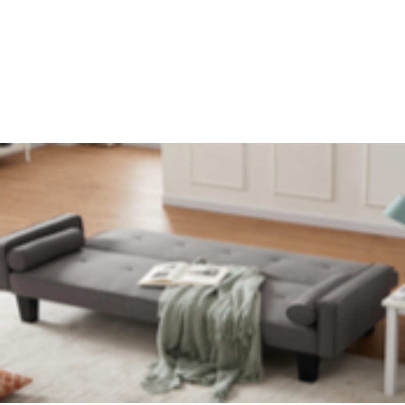 Soffa fällsoffa i massivt trä