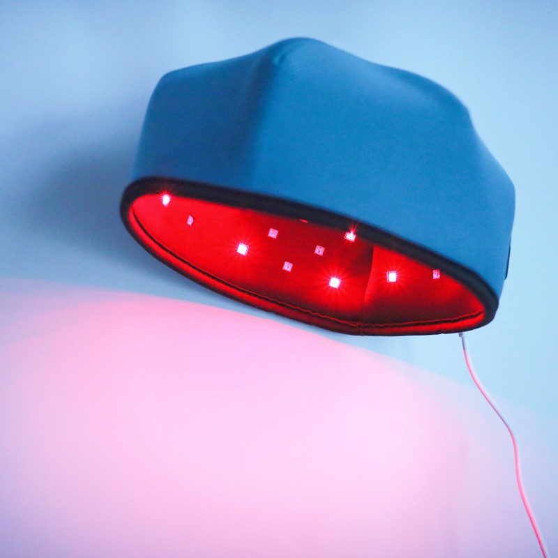 LED Red Light Therapy Hårväxt Cap för Håravfall Infraröd Behandling Återväxtterapi