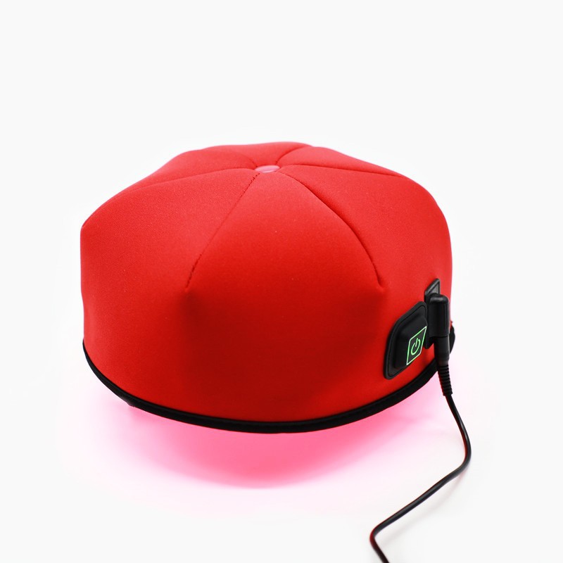 LED Red Light Therapy Hårväxt Cap för Håravfall Infraröd Behandling Återväxtterapi