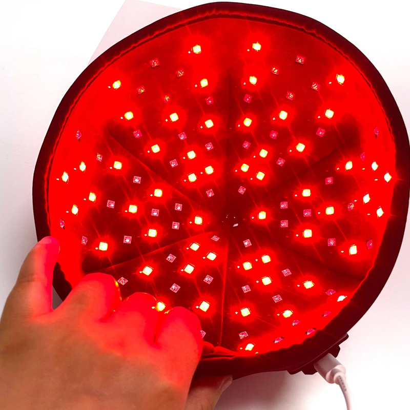 LED Red Light Therapy Hårväxt Cap för Håravfall Infraröd Behandling Återväxtterapi