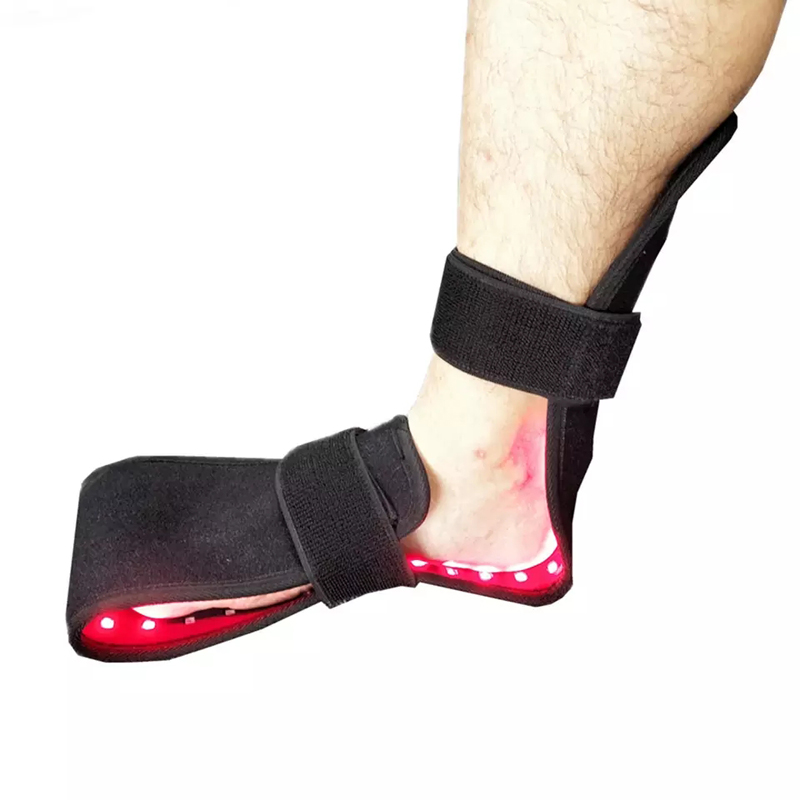 Röd infraröd ljusterapi bälte för kroppssmärta,nästan infraröd LED-ljusa enhet med timer flexibel bärbar dyna med 640nm 660nm 850nm för rygg axel knäfogar fot smärtlindring