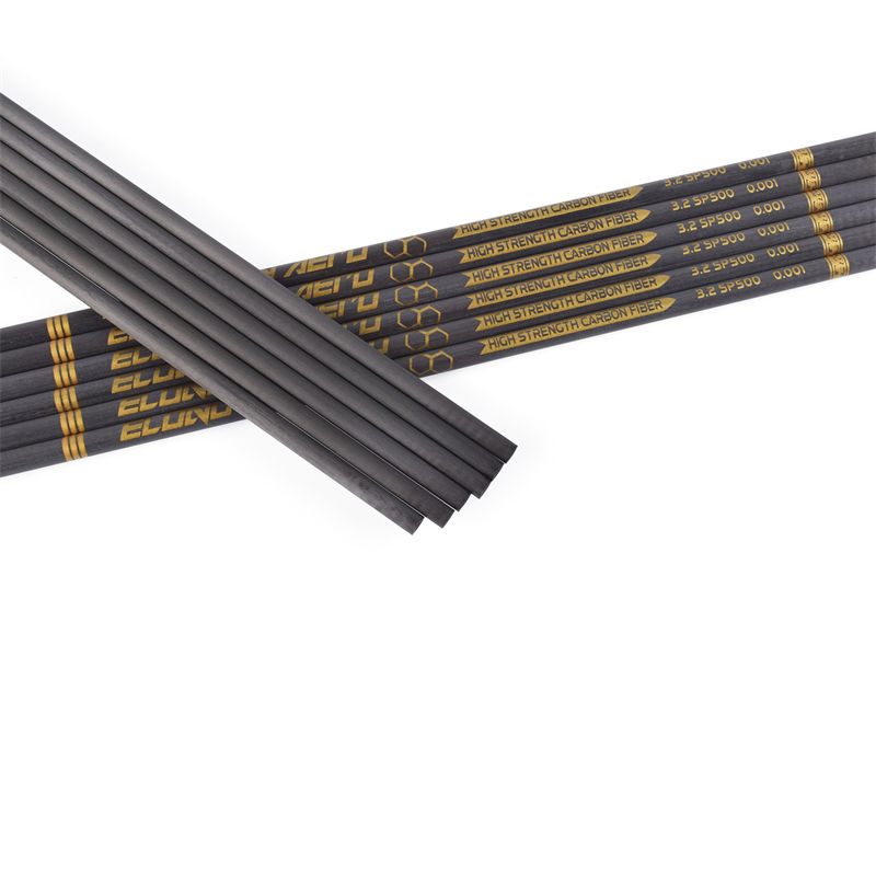 Elongarrow 32 tum 3,2 mm hög modul kolfiber pilsaxel för bågskyttar