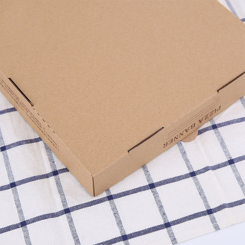 7/9/12 tum rektangelpizzabox, biologisktnedbrytbar anpassad låda för pizza