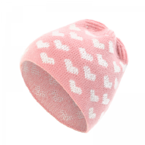 Reflekterande garn jacquard stickad hatt