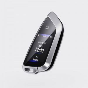 SMART LCD -bilnyckel, uppgradering avnyckelfri post, Auto Lock&Unlock Remote Car Starter, Key FOB Replacement Anti Stöldtillbehör, fordonslogotyp Display