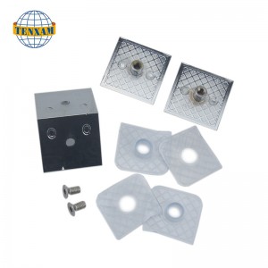 Dubbel sida kamberade 90 graders fixeringsklämma