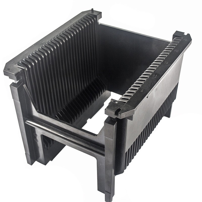 Tillverkare Peek Crystal Boat Box Injection Gjutning Anpassad 4 tum, 8 tum skivkorg 25 SLOT WAFER BOX FOUP PURSCTOR