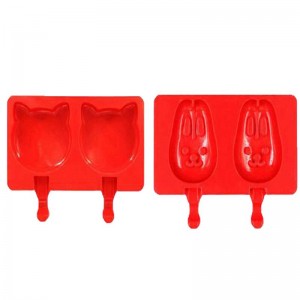 Glass Molds Kök Gadget DIY Mat Grade Silikon Barn Glass Brickhållare Lätt att rengöra 2or3 håligheter Kartong Form