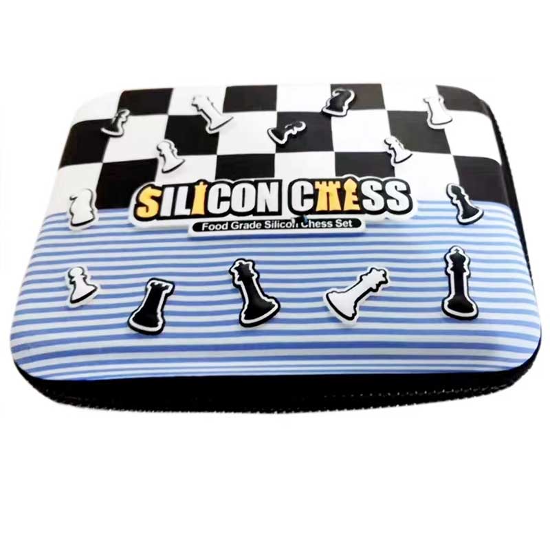Silicone Chess Education Toys Game Silicone Chess Board and Pieces Set