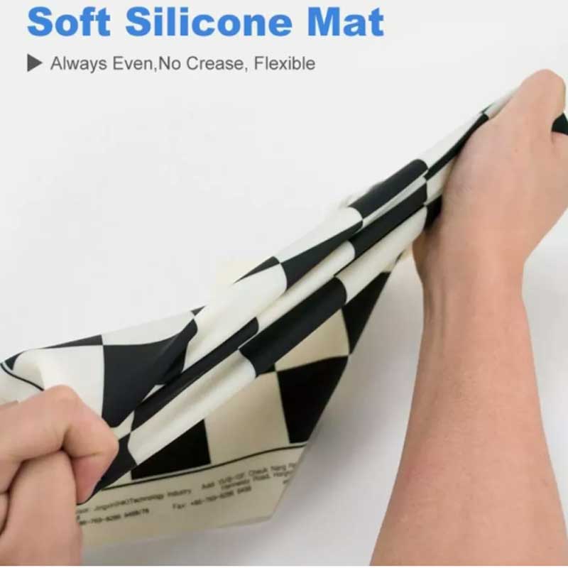Silicone Chess Education Toys Game Silicone Chess Board and Pieces Set
