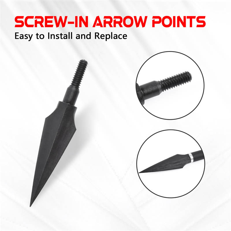 Elongarrow 125Grain Archery Arrowhead Broadhead för kolpil