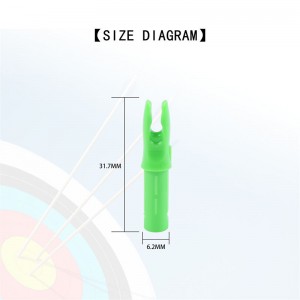 Elongarrow bågskytte pilnock för kolpil aluminium pil bågskytte tillbehörnock