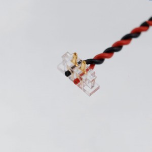 Bearbetning och anpassning 1.27 avstånd från Crystal Head Pierces Horn Battery Electronic Terminal Wire Elco8005 Micro Motor Cable