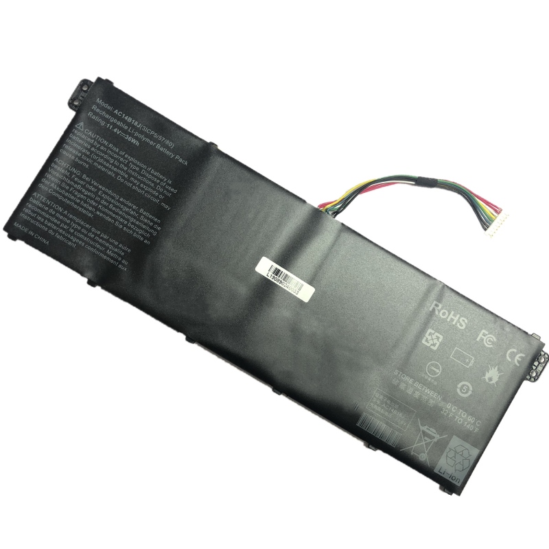 Lämplig för Acer Aspire E3-112 B115 V5-122 132 V3-111 P N15W4 N15Q3 MS2394 EX2519 AC14B18J AC14B13J LAPTOP Batteri