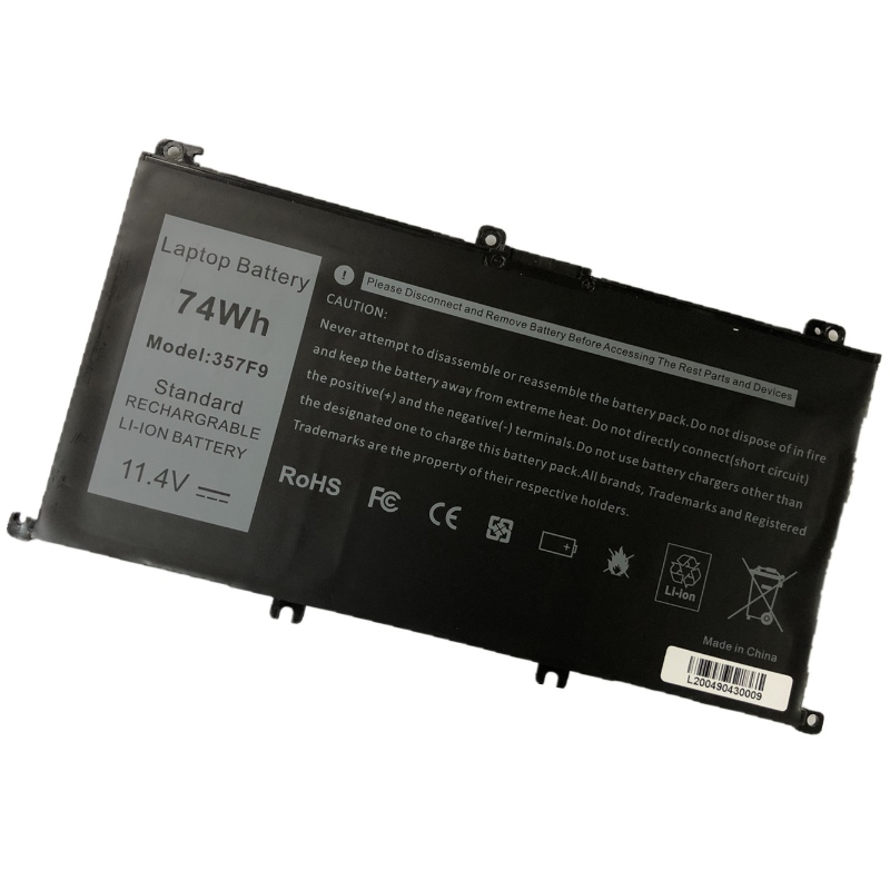 Lämplig för Dell Inspiron 7557 7559 Inspiron 15 7000 7567 7566 5577 5576 7759 357F9 P57F P65F Laptop Batteri