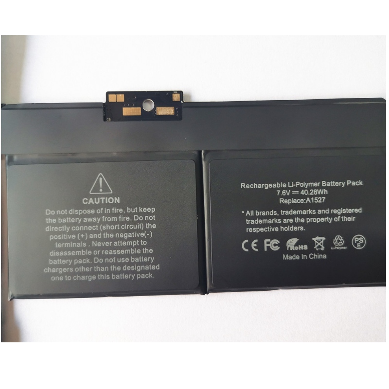 Lämplig för Apple Laptop Battery Universal A1534 A1527 A1705 12-tums Laptop MJY32 MF855 Laptop Battery