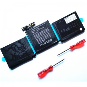 Laptop -batteri för Apple MacBook ProA1713 A1708 A2171/A2159/A2338