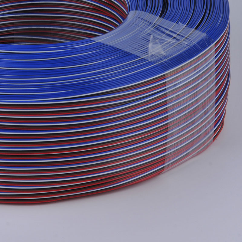 Fabrik säljer spolade 1007#24 dubbla parallella kablar anpassad konserverad koppartråd diy elektronisk tråd 10 färger kan välja