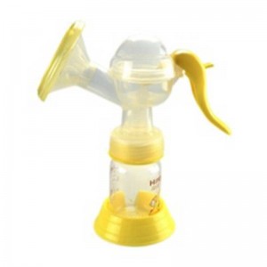 Bärbar silikon manuell baby mjölk extraktor bröst pump bpa gratis tryckmönster hygien manuell amning pump