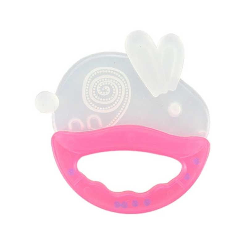 Icke-toxisk baby teether-silikon leksaker bpa gratis mat klass rolig tugga silikon baby teether för småbarn spädbarn