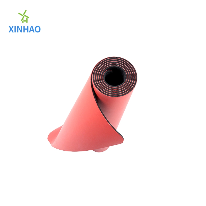 Pu gummi yogamatta grossist, stöd anpassad logotyp och mönster, tjocklek 4mm/5mmnaturligt gummi miljöskydd fitness matta kan vara icke-slip luktfri