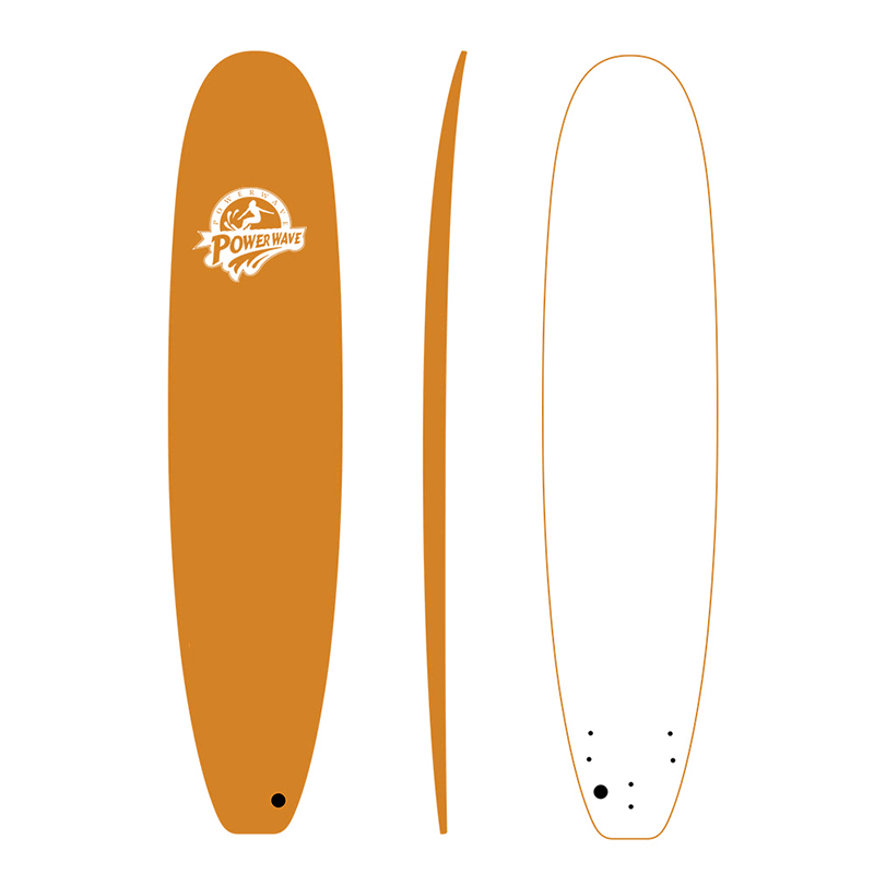 Orange IXPE Soft Surfboards Högkvalitativ värme Soft Top Surfboards