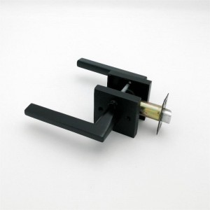 S7503 Sekretessdörrspak för sovrum och badrumsdörrar matt svart