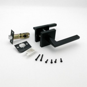 S7503 Sekretessdörrspak för sovrum och badrumsdörrar matt svart