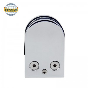 Hot Selling Rostfritt stål Badrum Glasklämmaskaststaket Hårdvarutillbehör Glasskenklämma