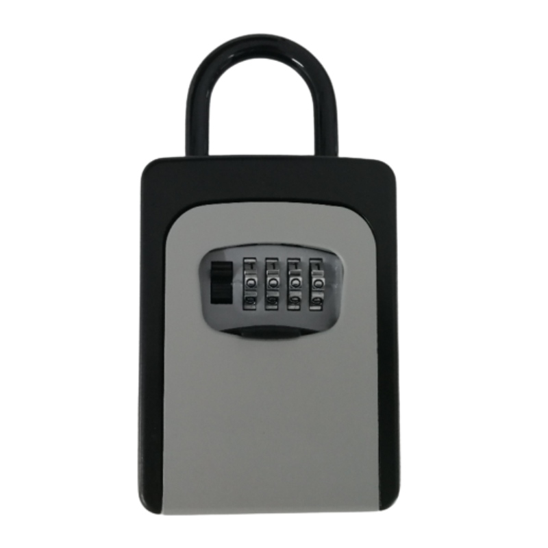 KB001 Key Lock Box, Combination Nyckel Safe Lockbox med kod för House Key Storage, Combo Door Locker