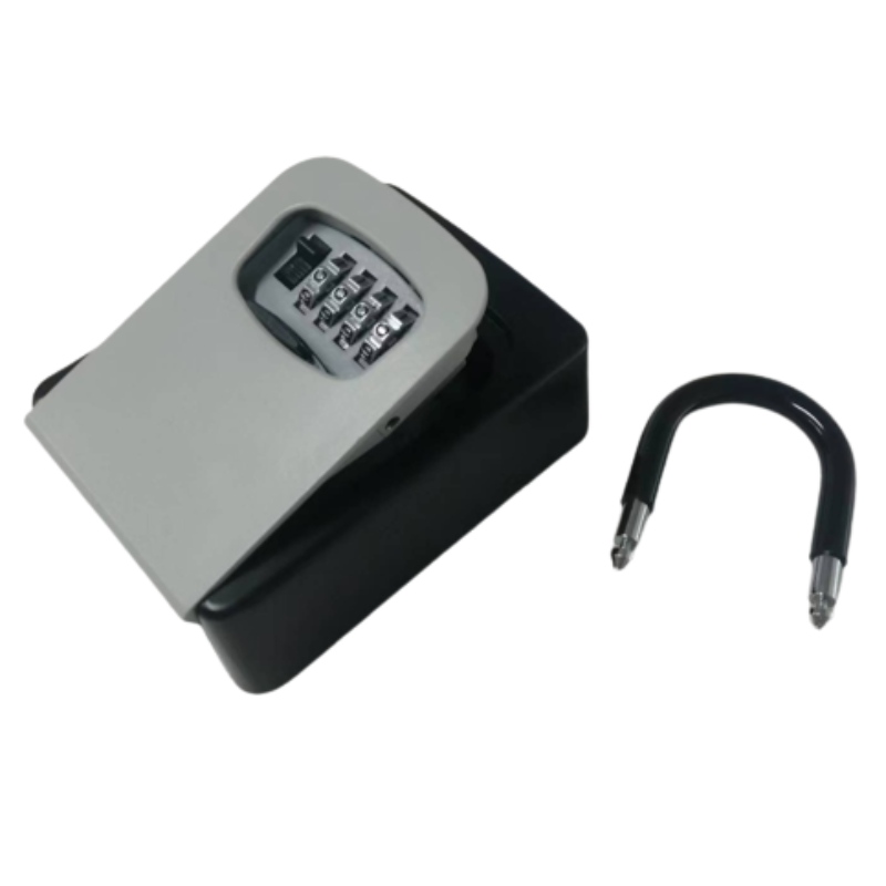 KB001 Key Lock Box, Combination Nyckel Safe Lockbox med kod för House Key Storage, Combo Door Locker