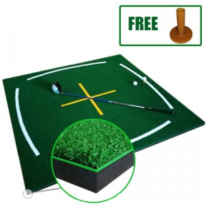 Tillverkare Professional Teaching Strike Pad Golf Mat Golf Practice Pads Golf Put Mat
